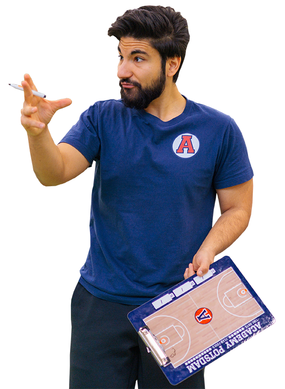 Asil Aydin mit Tacticboard in der Hand